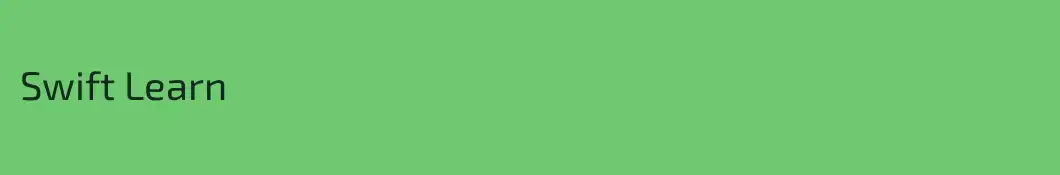 Swift Learn